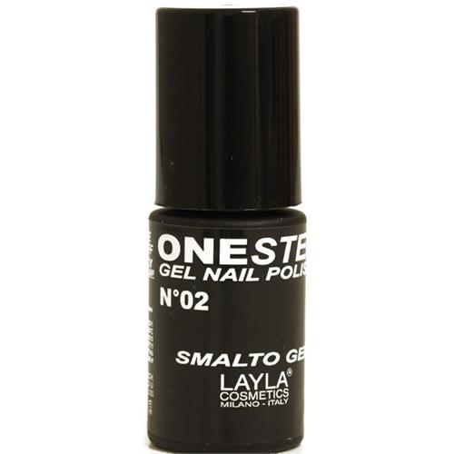 Layla Layla One Step Gel Nail Polish 02 100% Black | Mani