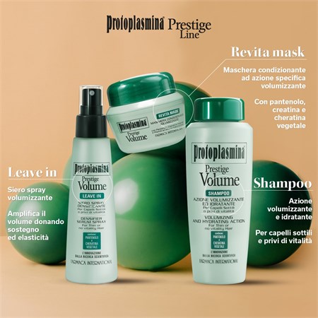 Protoplasmina Prestige Volume Revita Mask 150ml Maschera Volumizzante Densificante in Capelli