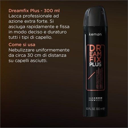 Kemon Hair Style Dreamfix Plus Lacca Extra Forte 300ml in Capelli