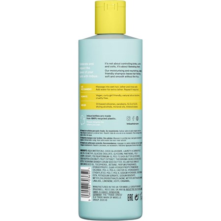 Imbue Imbue Cleansers Curl Liberating 01 Sulphate Free Shampoo 400ml in Capelli