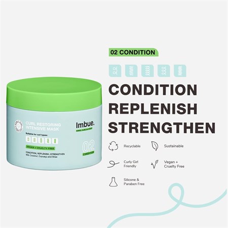 Imbue Imbue Conditioner Curlrestoring 02 Intensive Mask Intensiva 300ml in Capelli