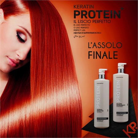 Keratin Protein Shampoo Post-Trattamento N.2 Riparatore 1000ml in Capelli