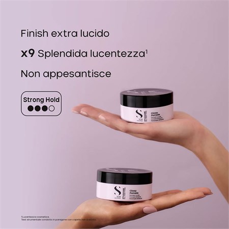 Alfaparf Semi di Lino Style&Care Glossy Pomade - Pomata Lucida 90 ml in Capelli