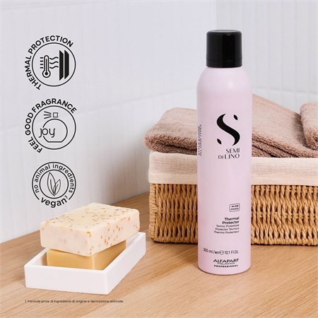 Alfaparf Semi di Lino Style&Care Thermal Protector - Protettore Termico 300 ml in Capelli