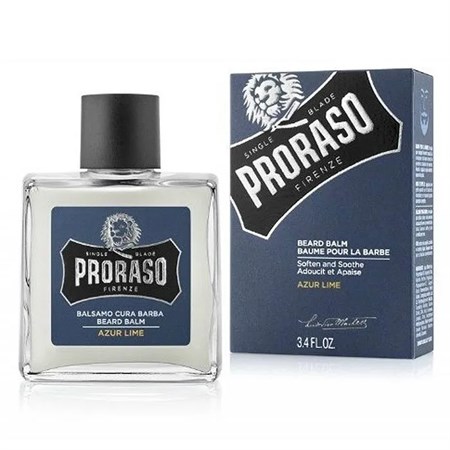 PRORASO PRORASO Balsamo Cura Barba Azur Lime 100ml in Cura Barba e Baffi