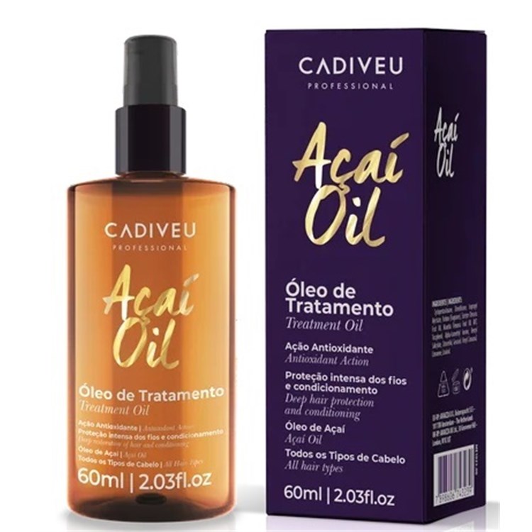 Cadiveu Cadiveu Acai Oil 60ml Olio Trattamento Nutriente Idratante Antiossidante