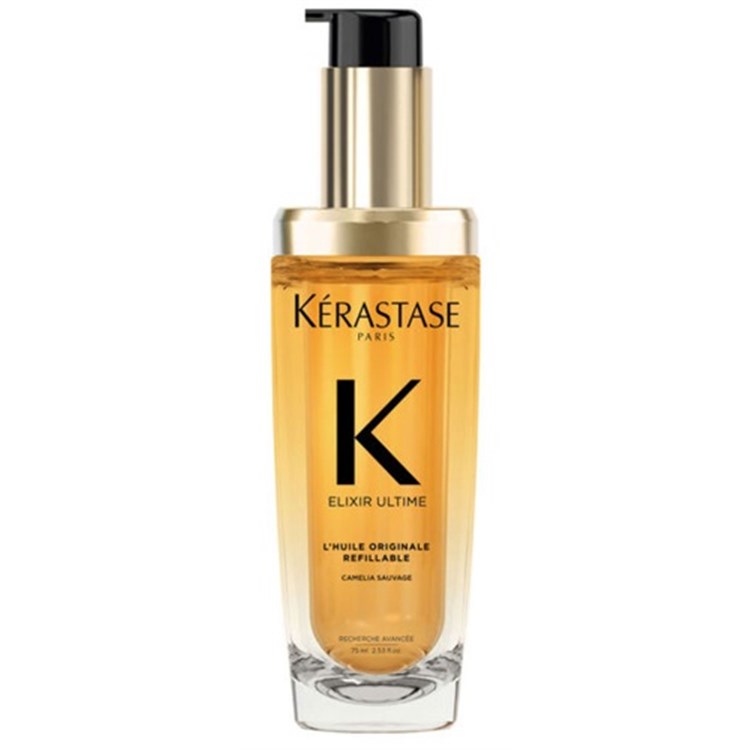 Kerastase Kerastase Elixir Ultime L'Huile Originale Ricaricabile 75ml Olio Tutti i Tipi Di Capelli