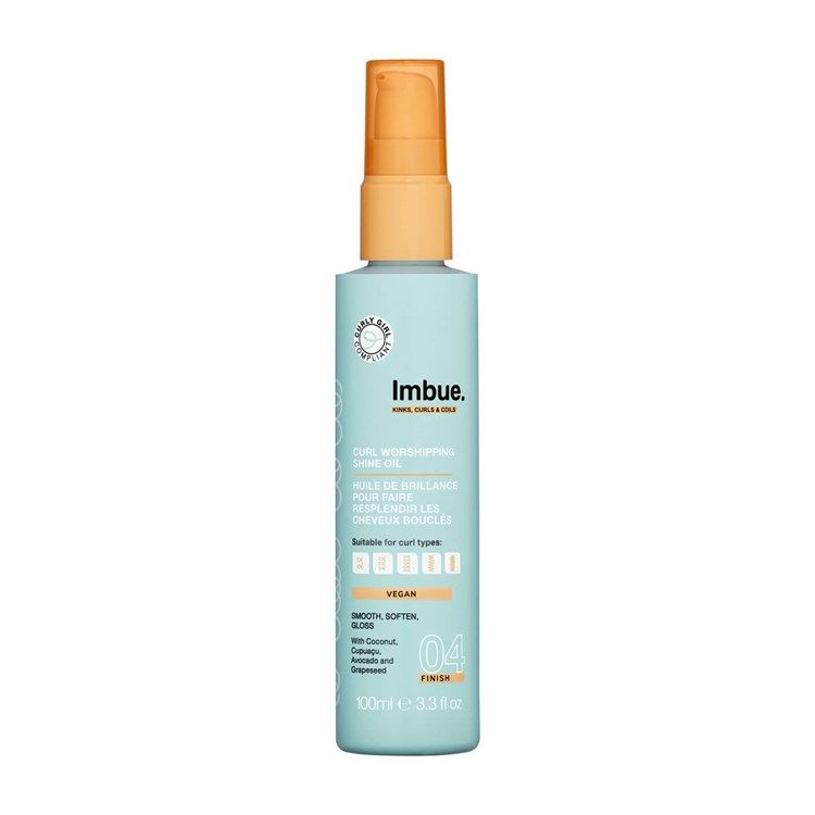 Imbue Imbue Imbue Finishers Curl Worshipping Shine Oil 04 Luminosità Ricci 100ml