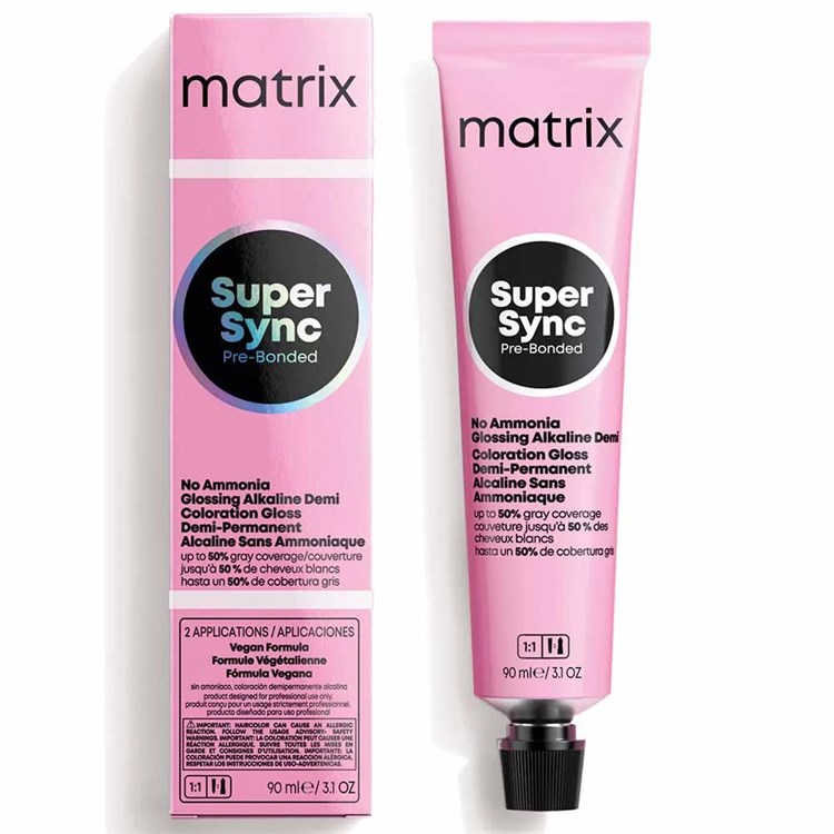 MATRIX MATRIX Matrix Super Sync Pre-Bonded Colore Tono su Tono Senza Ammoniaca 90ml